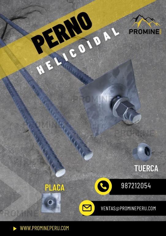 Perno Helicoidal – Anclaje Seguro y Resistente en Perú - Imagen 1