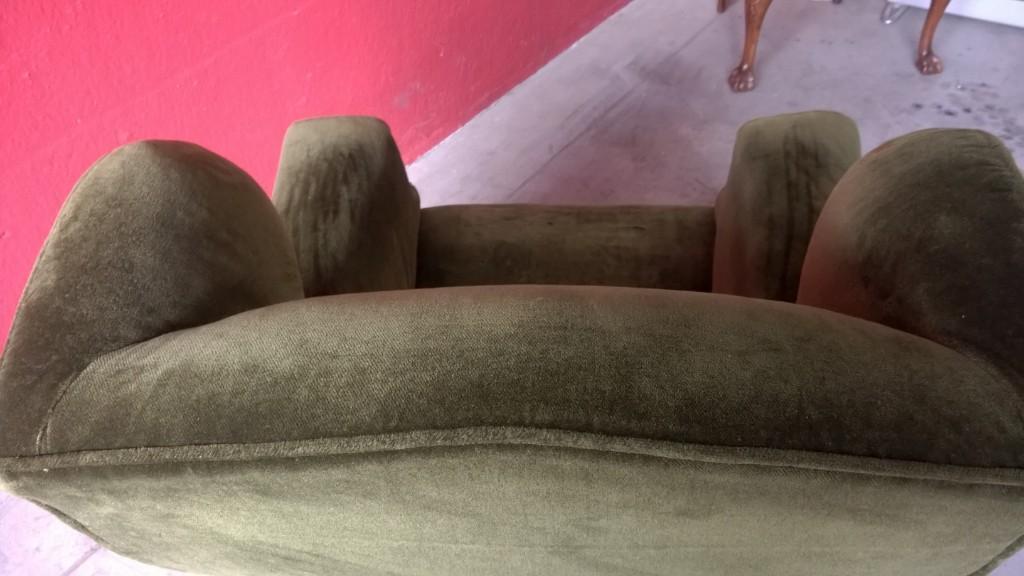 SILLÓN OREJERO CLÁSICO. COMODÍSIMO. AMPLIO. TERCIOPELO ORIGINAL en España - Imagen 6