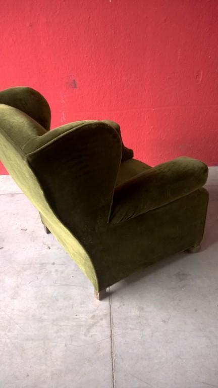 SILLÓN OREJERO CLÁSICO. COMODÍSIMO. AMPLIO. TERCIOPELO ORIGINAL en España - Imagen 8