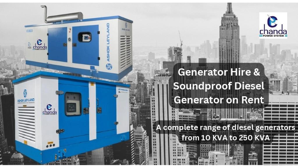 Generator on Rent Mumbai in India - Image 4