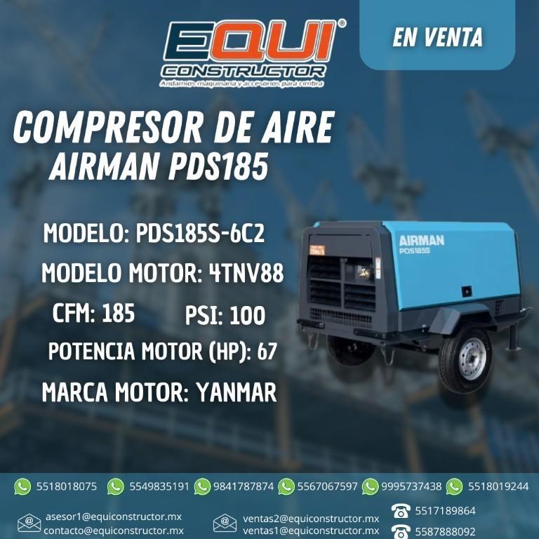 OBTEN RAPIDO Compresor de aire AIRMAN PDS185 en Zacatecas - Imagen 1
