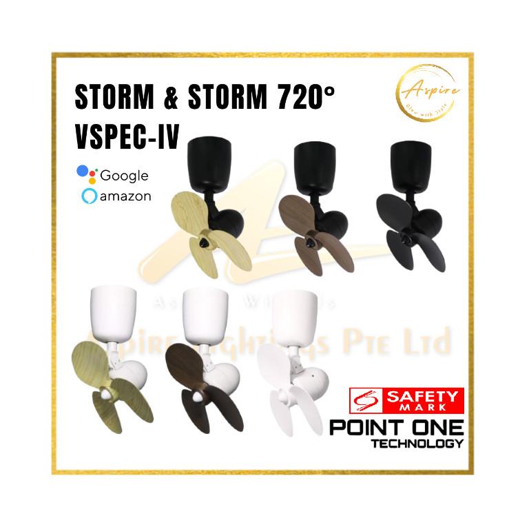 Ceiling Fan Corner Fan Strong Model EC Motor Aspire Lightings in Toa Payoh - Image 1