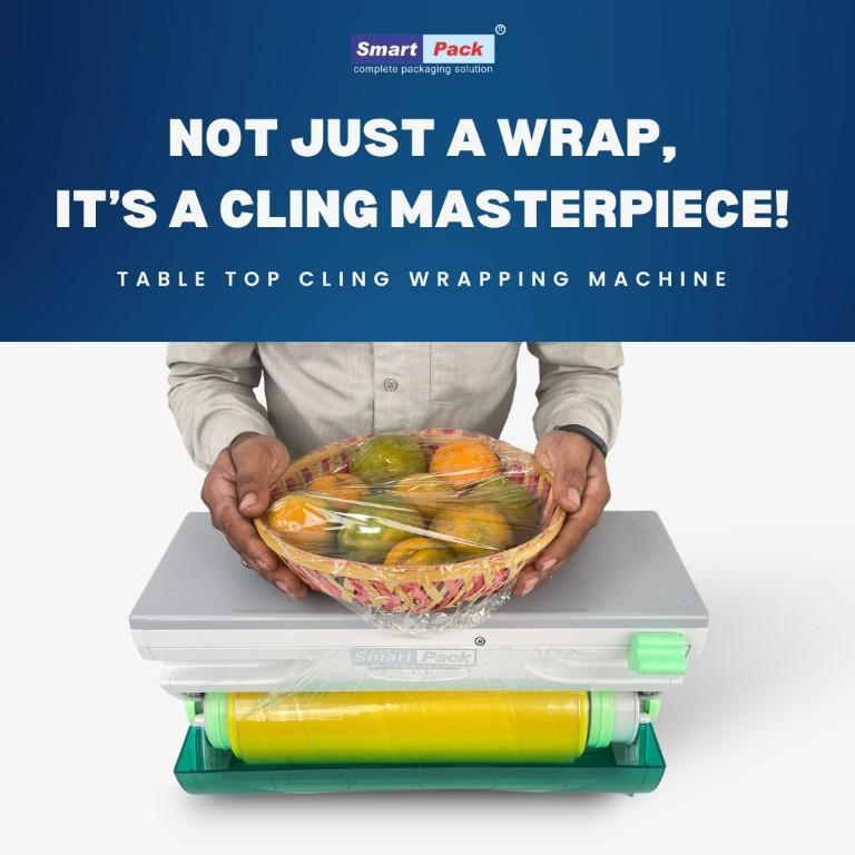 Table Top Cling Film Wrapping Machine in India - Image 1
