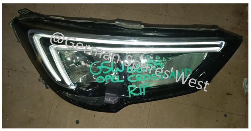 OPEL CROSSLAND X 2018 USED RIGHT HEADLIGHT FOR SALE in South Africa - Image 1