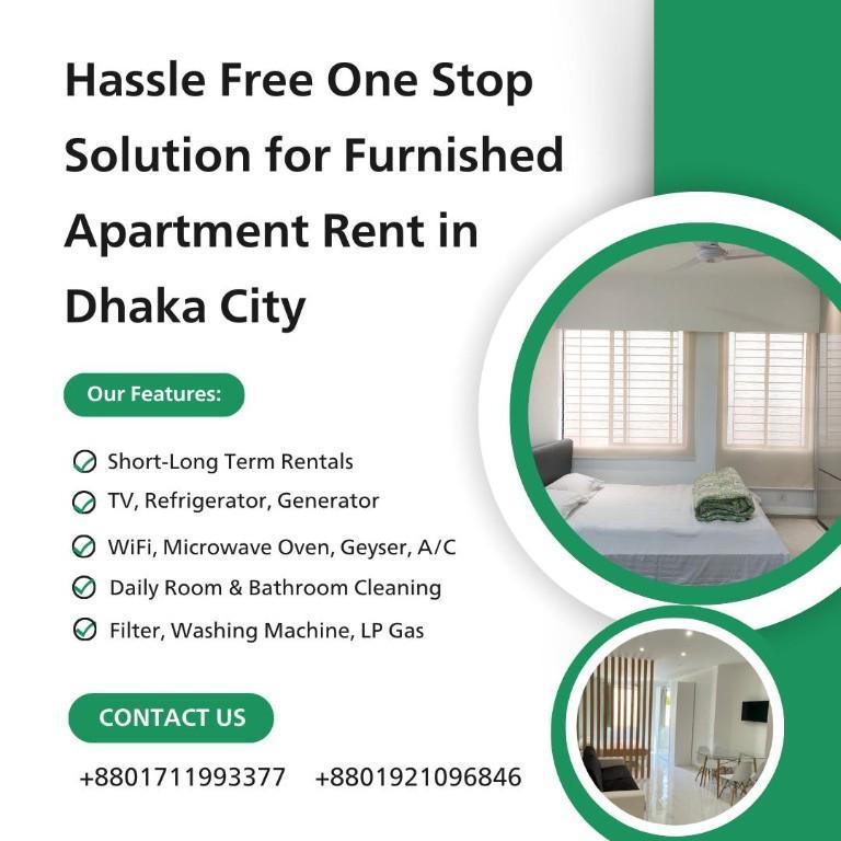 In Bashundhara R/A Furnished 4BHK RENT Serviced Apartment in Dhaka - Image 1