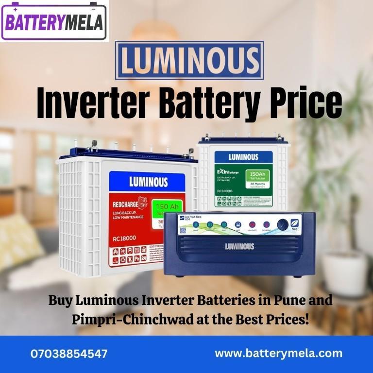High-Performance Luminous Inverter Batteries in Pune in Pune - Image 1