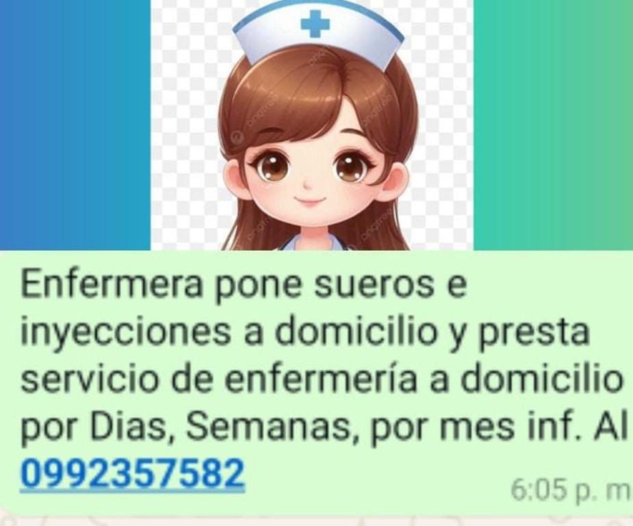 Enfermera a Domicilio en Sinincay - Imagen 1