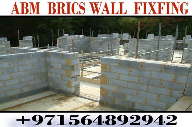 Block wall Fixing work Contractor ajman sharjah dubai in Ajman - Image 3