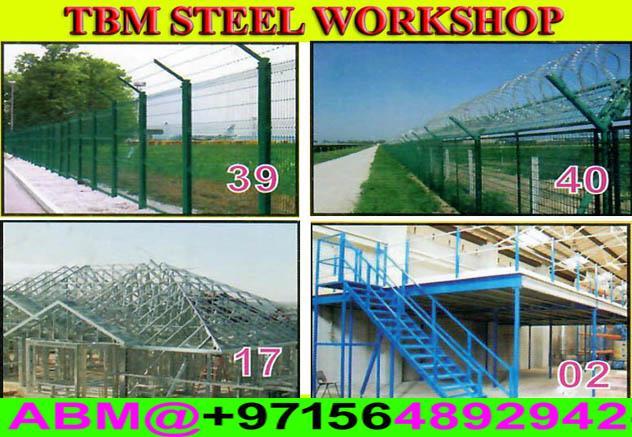 Boundary PVC Coated Fences Chain Fixing work Contractor in Dubai in Ajman - Image 1