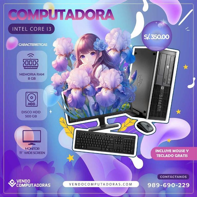 ¡Compra ya tu computadora Intel Core i3! en Lima - Imagen 2