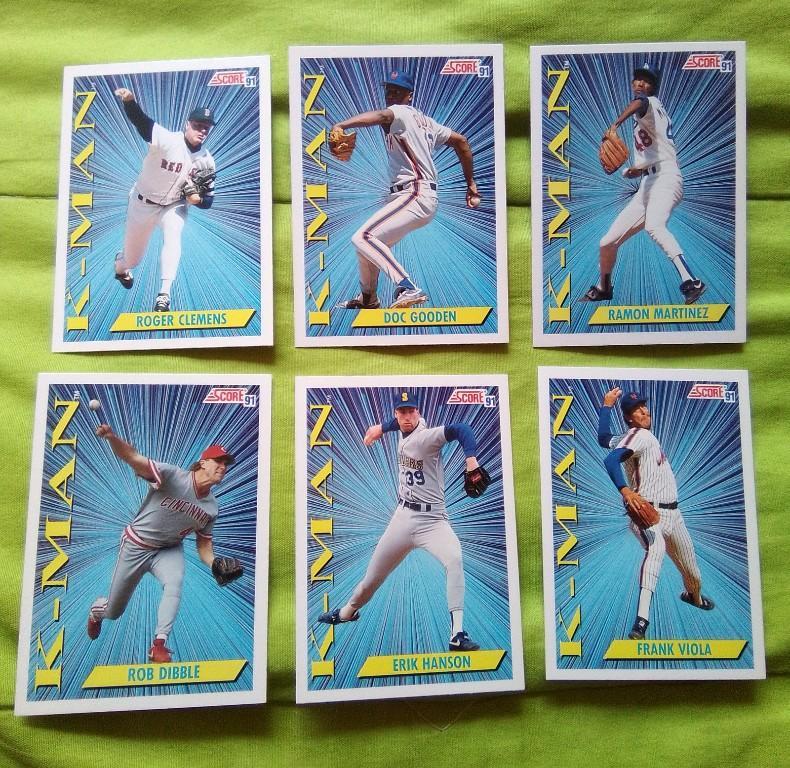 K-MAN SCORE1991 BASEBALL 10 TARJETAS ORIGINALES en Ciudad de Guatemala - Imagen 4
