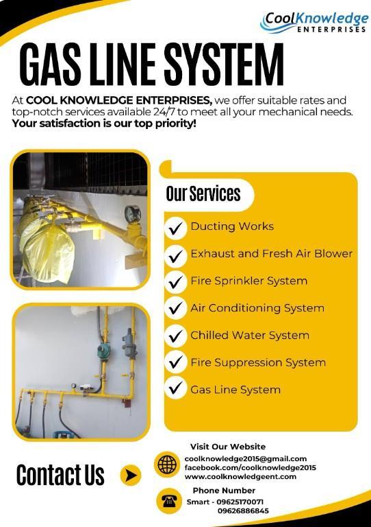 ( GAS LINE SYSTEM ) ( QUALITY SUPPLY AND INSTALLATION ) in Santa Maria - Image 3