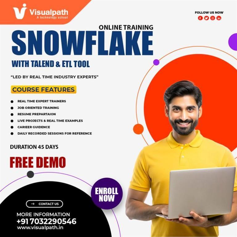 Join Snowflake Training in India | Snowflake Training in Alwal - Image 1