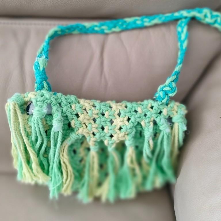 Hand made macrame bag in Singapore - Image 2