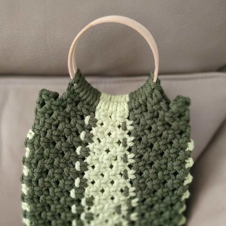 Hand made macrame bag in Singapore - Image 4