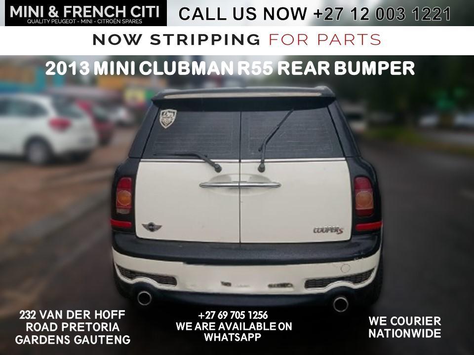 REAR BUMPER FOR SALE FOR 2013 MINI CLUBMAN R55 in Tembisa - Image 1
