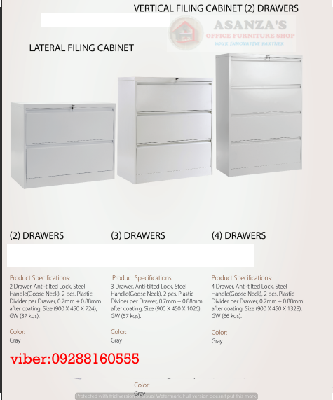 FILING CABINET/GLASS DOOR/SWING DOOR in Pasig - Image 3