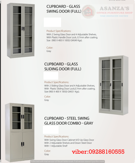 FILING CABINET/GLASS DOOR/SWING DOOR in Pasig - Image 4