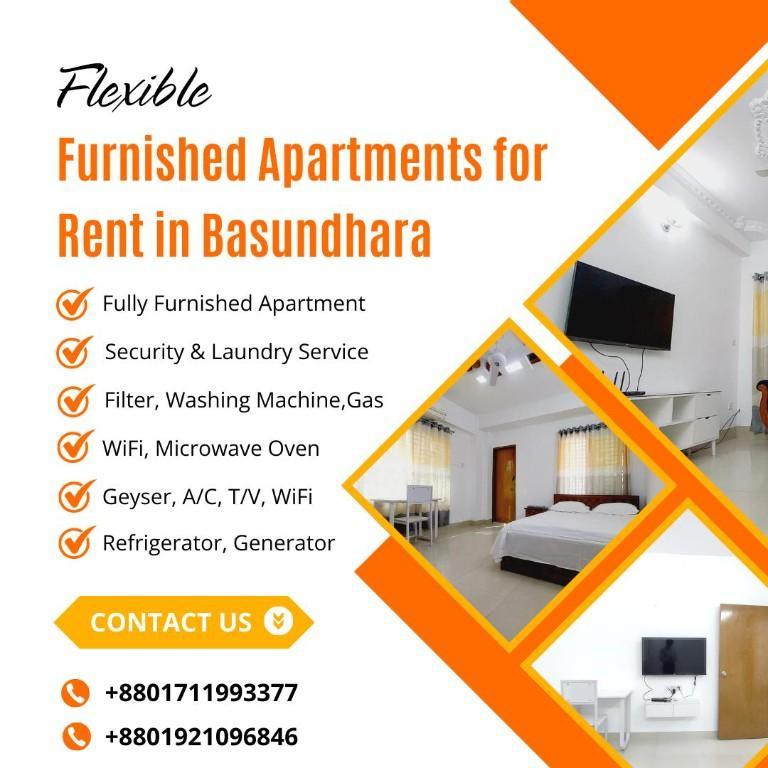 One Room Furnished Studio Apartment RENT in Bashundhara R/A in Dhaka - Image 1
