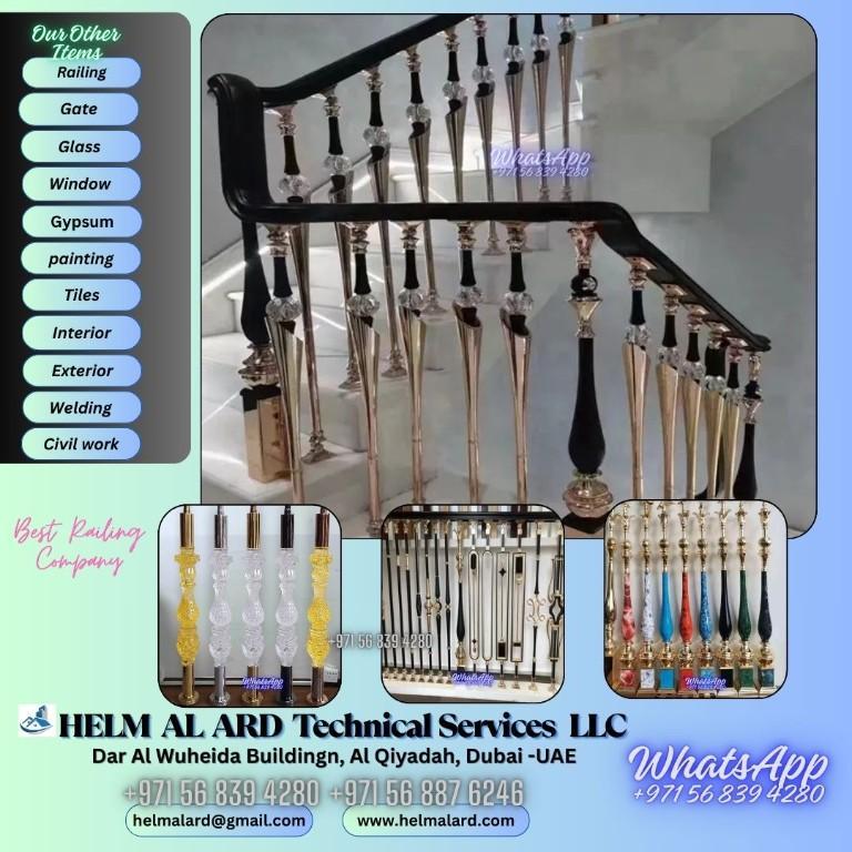 Stair Railing, Staircase, Modern Staircase, in Ajman - Image 1