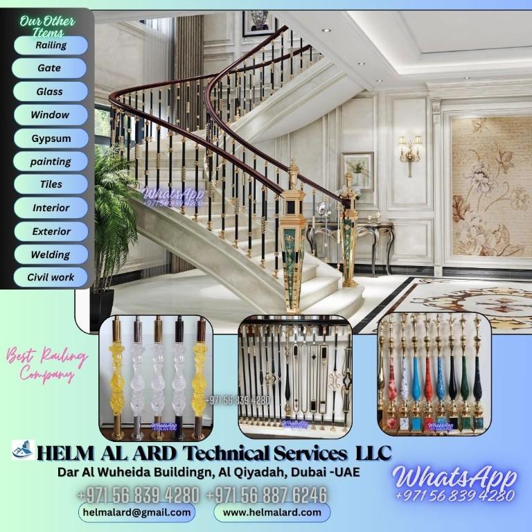 Stair Railing, Staircase, Modern Staircase, in Ajman - Image 3