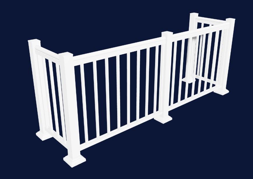 Custom Aluminum Railings – 3D Design Included in Canada - Image 1