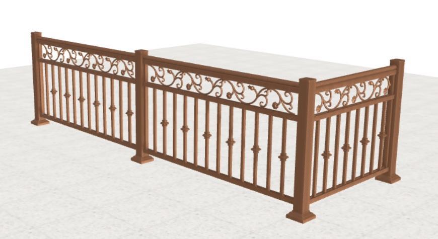 Custom Aluminum Railings – 3D Design Included in Canada - Image 3