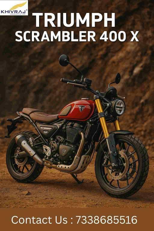 Triumph Scrambler 400 X Rugged Design with Everyday Ride Comfort in Bangalore - Image 1