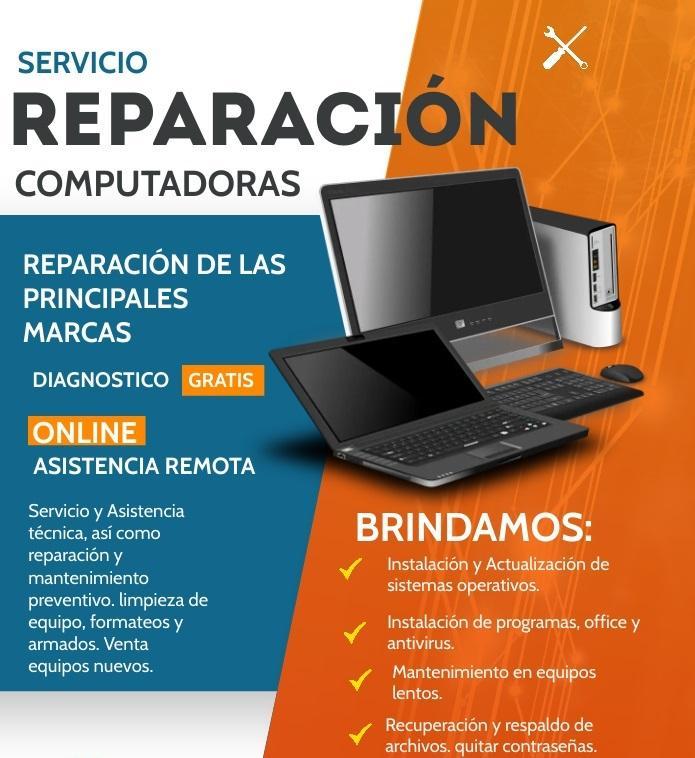 Reparación Mantenimiento equipos de computo, laptop, Gamer en La Colmena - Imagen 1