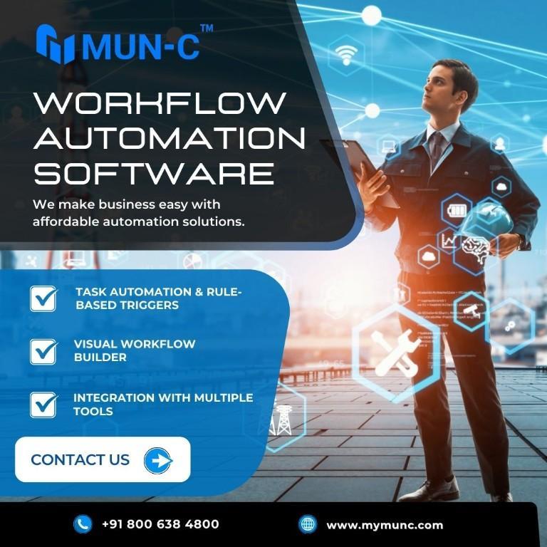 Streamline Work with MUNC’s Workflow Automation Software in India - Image 1