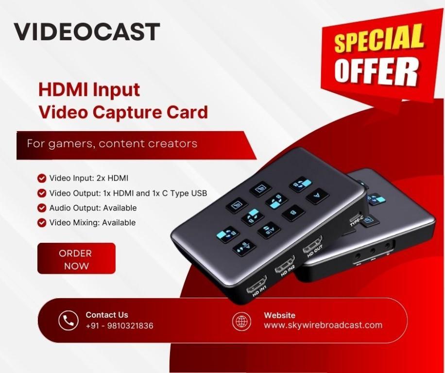 HDMI Input Video Capture Card Plug & Play Streaming Solution in Noida - Image 1