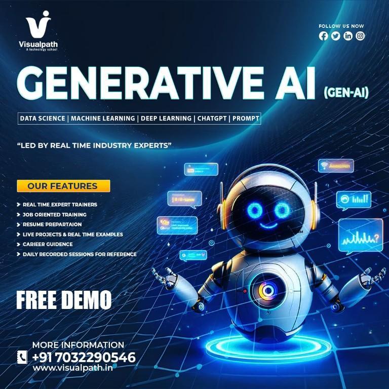 Generative AI Training Institute in Hyderabad | GenAI Training in Koramangala - Image 1