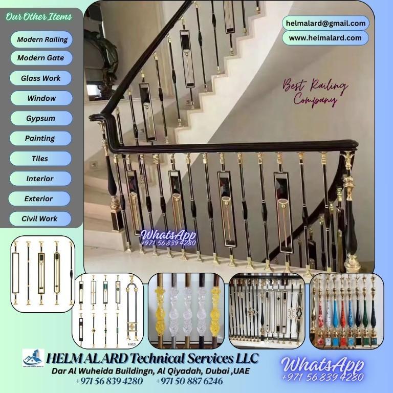Staircase Railing, Home Railing, Modern Staircase, Ajman UAE, in Ajman - Image 7