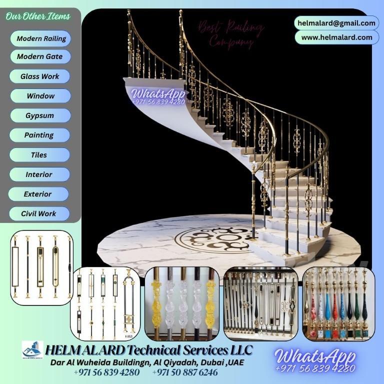 Staircase Railing, Home Railing, Modern Staircase, Ajman UAE, in Ajman - Image 12