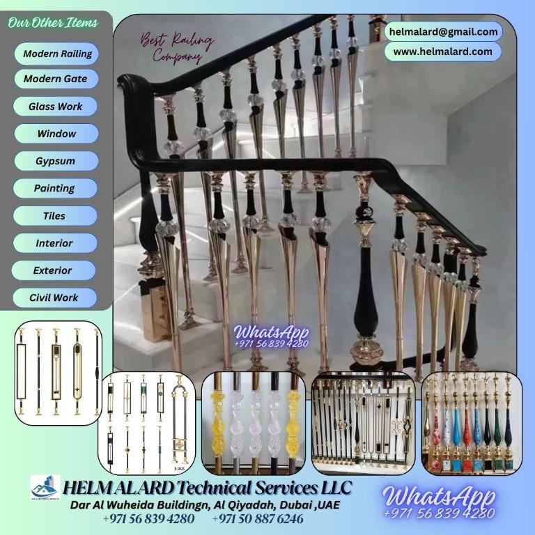 Staircase Railing, Home Railing, Modern Staircase, Ajman UAE, in Ajman - Image 10