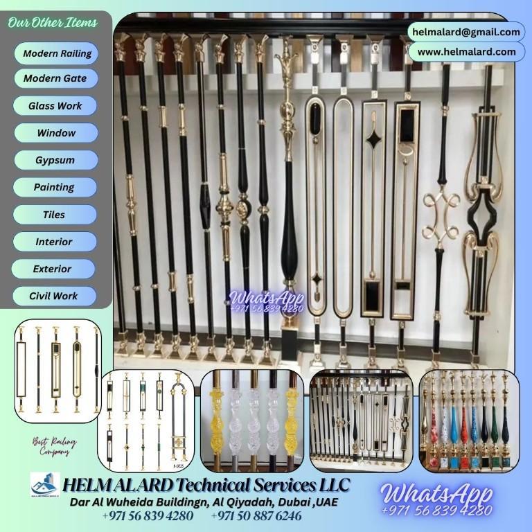 Staircase Railing, Home Railing, Modern Staircase, Ajman UAE, in Ajman - Image 14