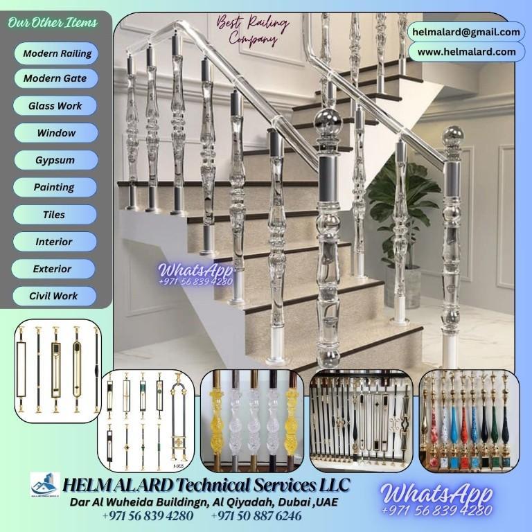 Staircase Railing, Home Railing, Modern Staircase, Ajman UAE, in Ajman - Image 16