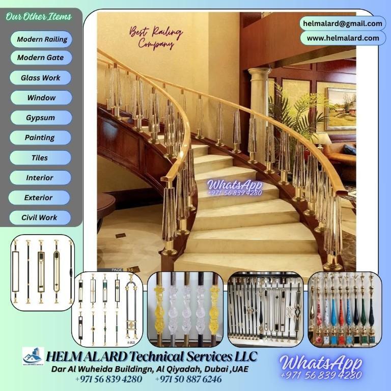Staircase Railing, Home Railing, Modern Staircase, Ajman UAE, in Ajman - Image 18