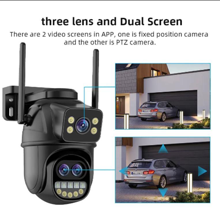 Wifi Camera Triple Lens 9MP Human Detection Auto Tracking 8X in Mysore - Image 2