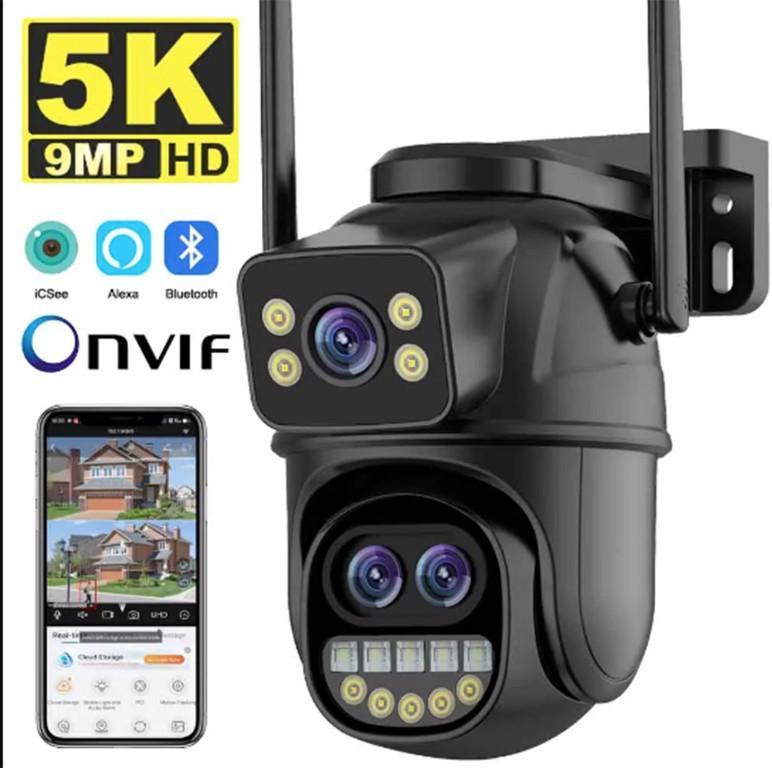 Wifi Camera Triple Lens 9MP Human Detection Auto Tracking 8X in Mysore - Image 3