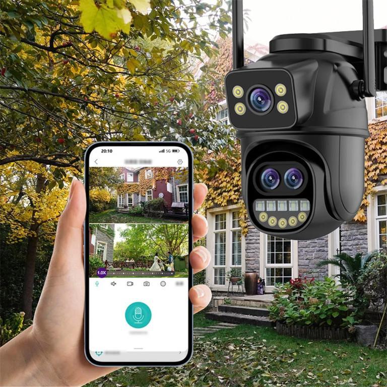 Wifi Camera Triple Lens 9MP Human Detection Auto Tracking 8X in Mysore - Image 7