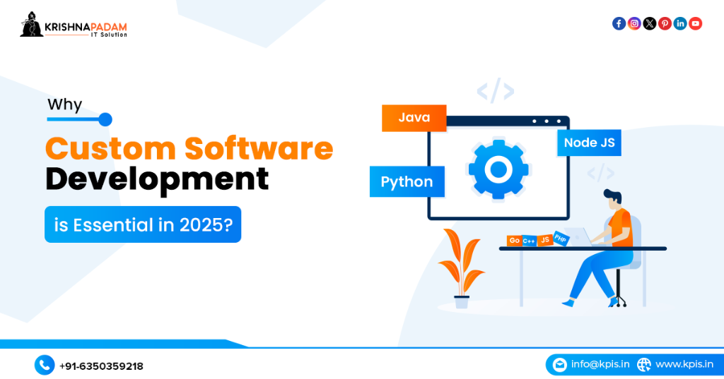 Why Custom Software Development is Essential in 2025 A Guide in India - Image 1