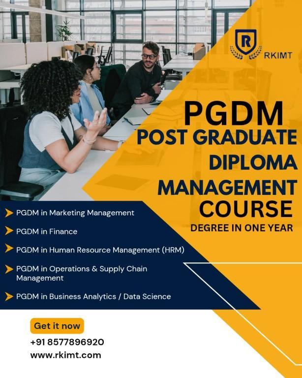 Post Graduate Diploma in Management PGDM Degree in one Year in India - Image 1