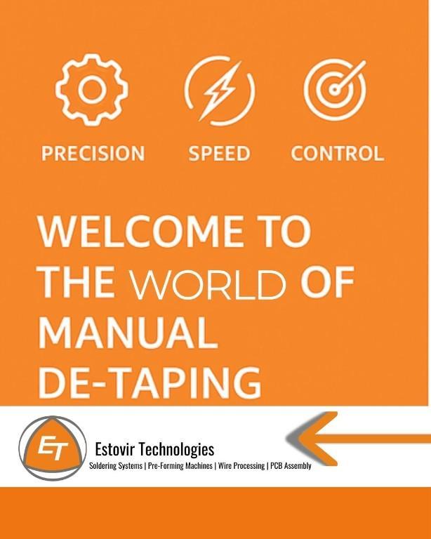 Manual De-Taping Machine for Taped Radials – MAP 860 R in India - Image 1