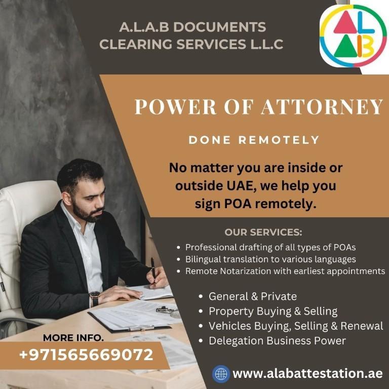 Power Of Attorney in Dubai - Image 1