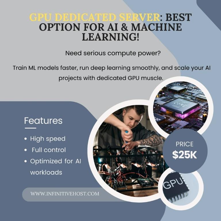 GPU Dedicated Server Best option for AI and Machine Learning in Chembur - Image 1