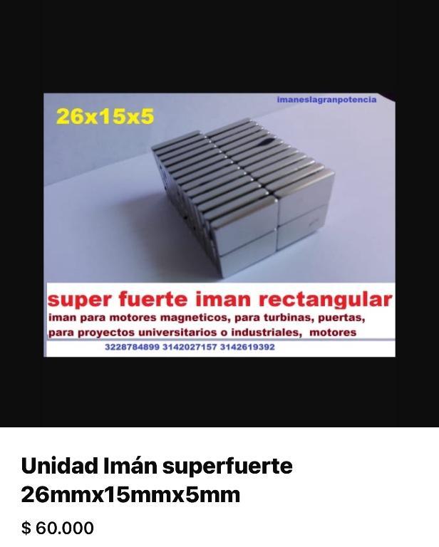 IMANES DE NEODIMIO NEIVA HUILA 3242812907 en Colombia - Imagen 11