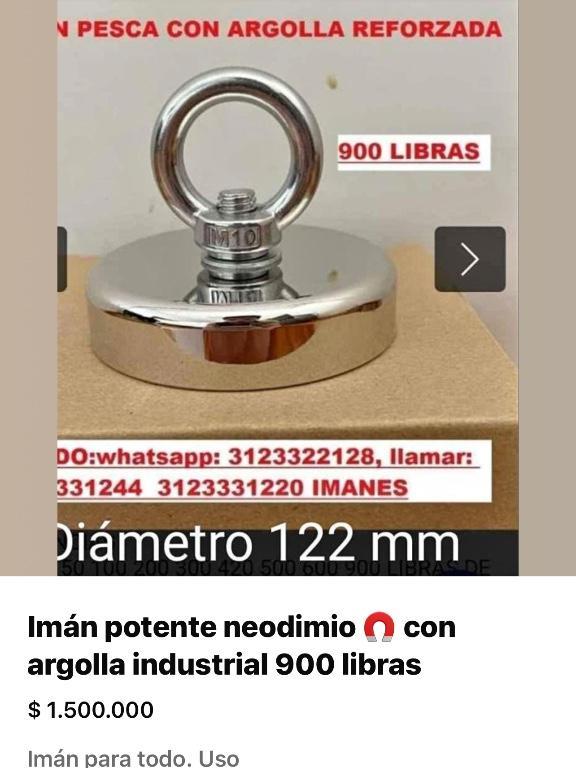 IMANES DE NEODIMIO NEIVA HUILA 3242812907 en Colombia - Imagen 8