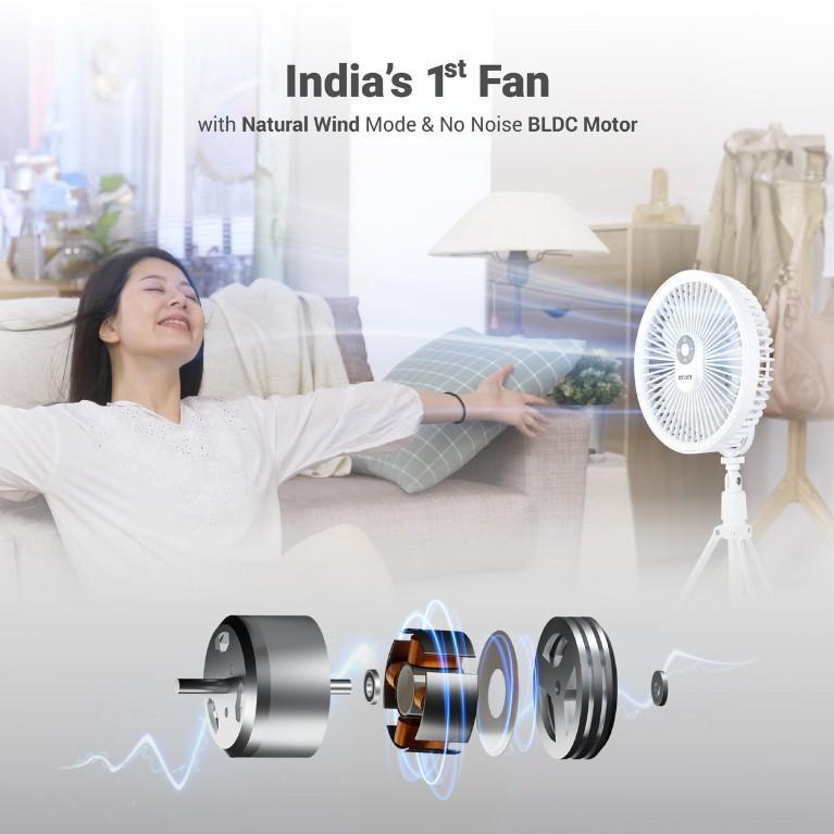Compact Portable Fan for Home – Sleek & Space-Saving Design in India - Image 1