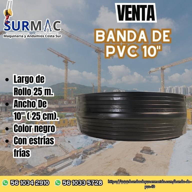Banda de PVC de 10” en México - Imagen 1